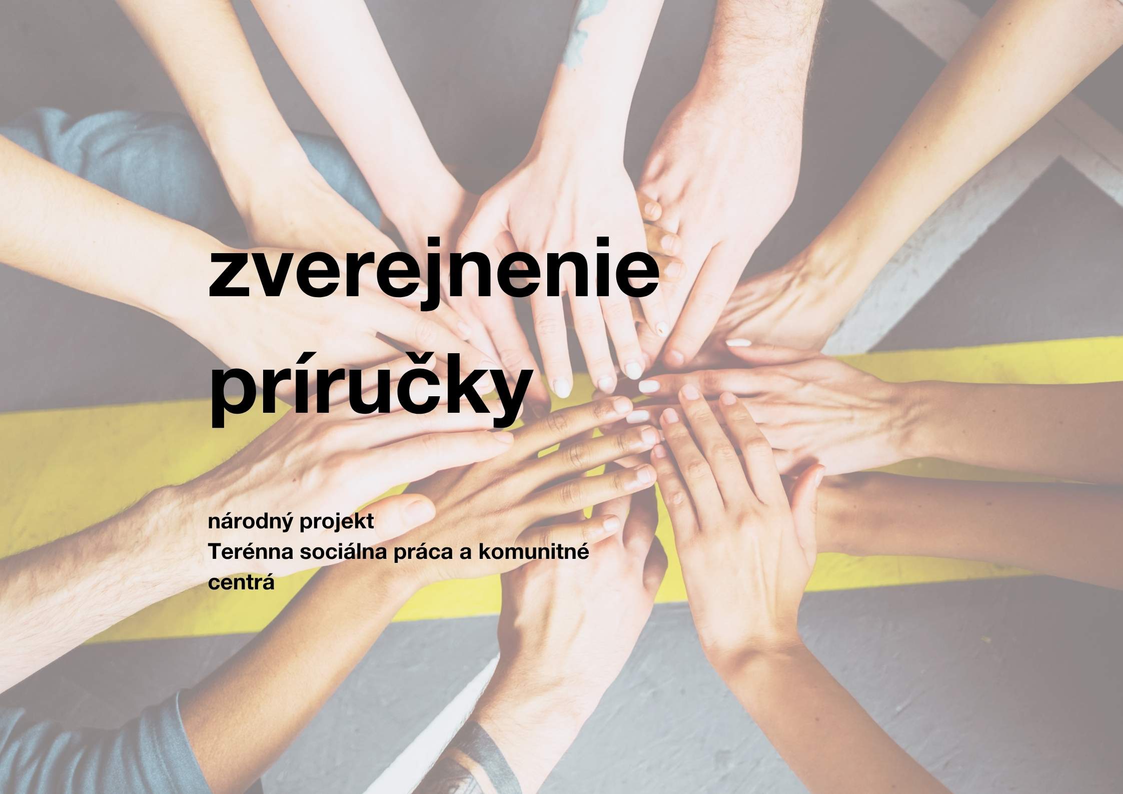 Ilustračný obrázok - Národný projekt Terénna sociálna práca a komunitné centrá