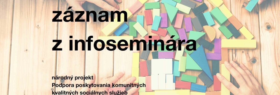 ilustračný obrázok - NP PKS - záznam z infoseminára