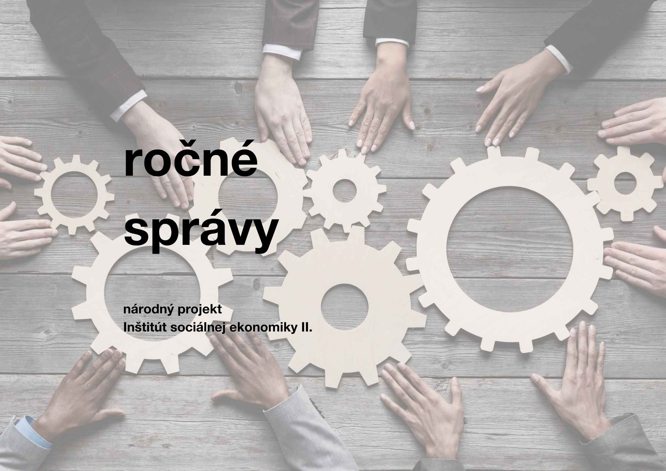 Ilustračný obrázok - NP ISE II - ročné správy