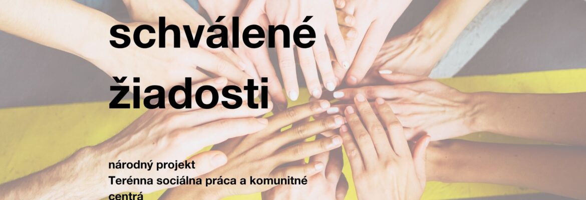 TSP KC - schválené žiadosti - ilustračný obrázok