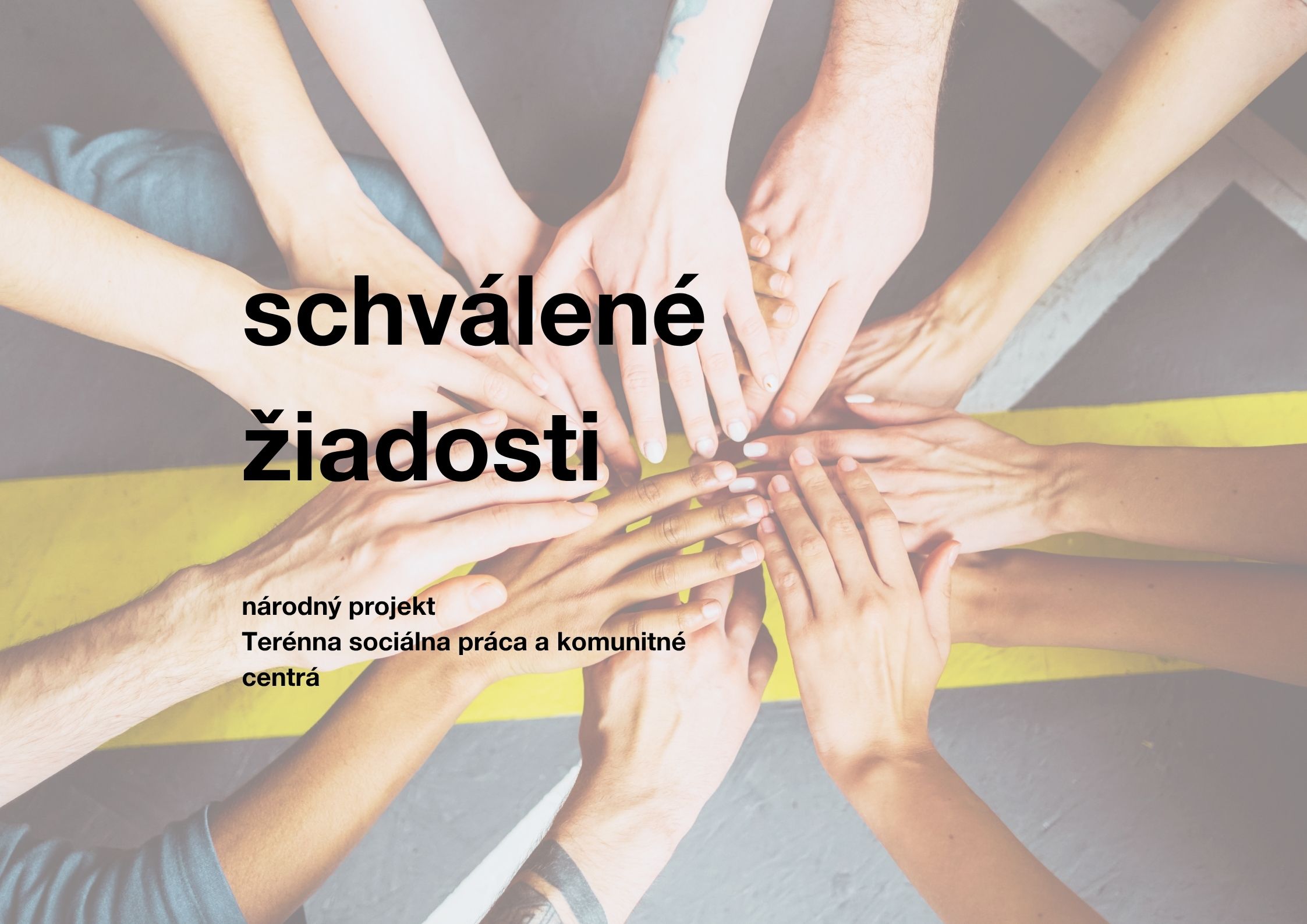 TSP KC - schválené žiadosti - ilustračný obrázok
